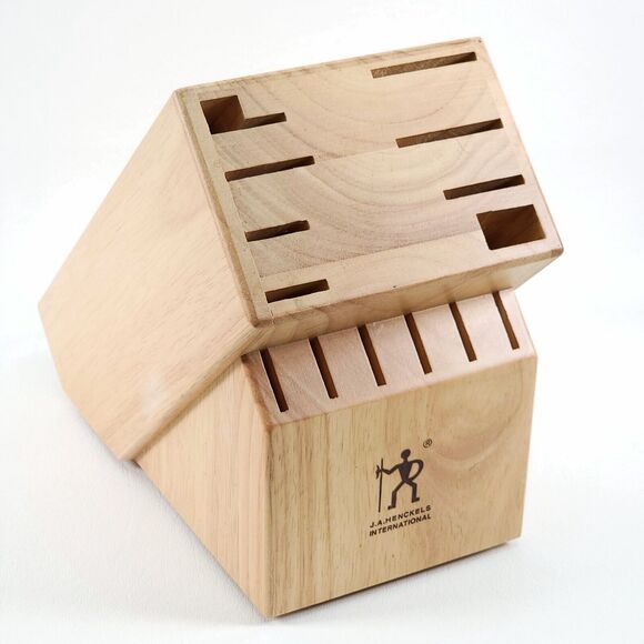 J.A. Henckels International 14 Slot Knife Wood Block 13550-200 Holder Countertop - Picture 1 of 9